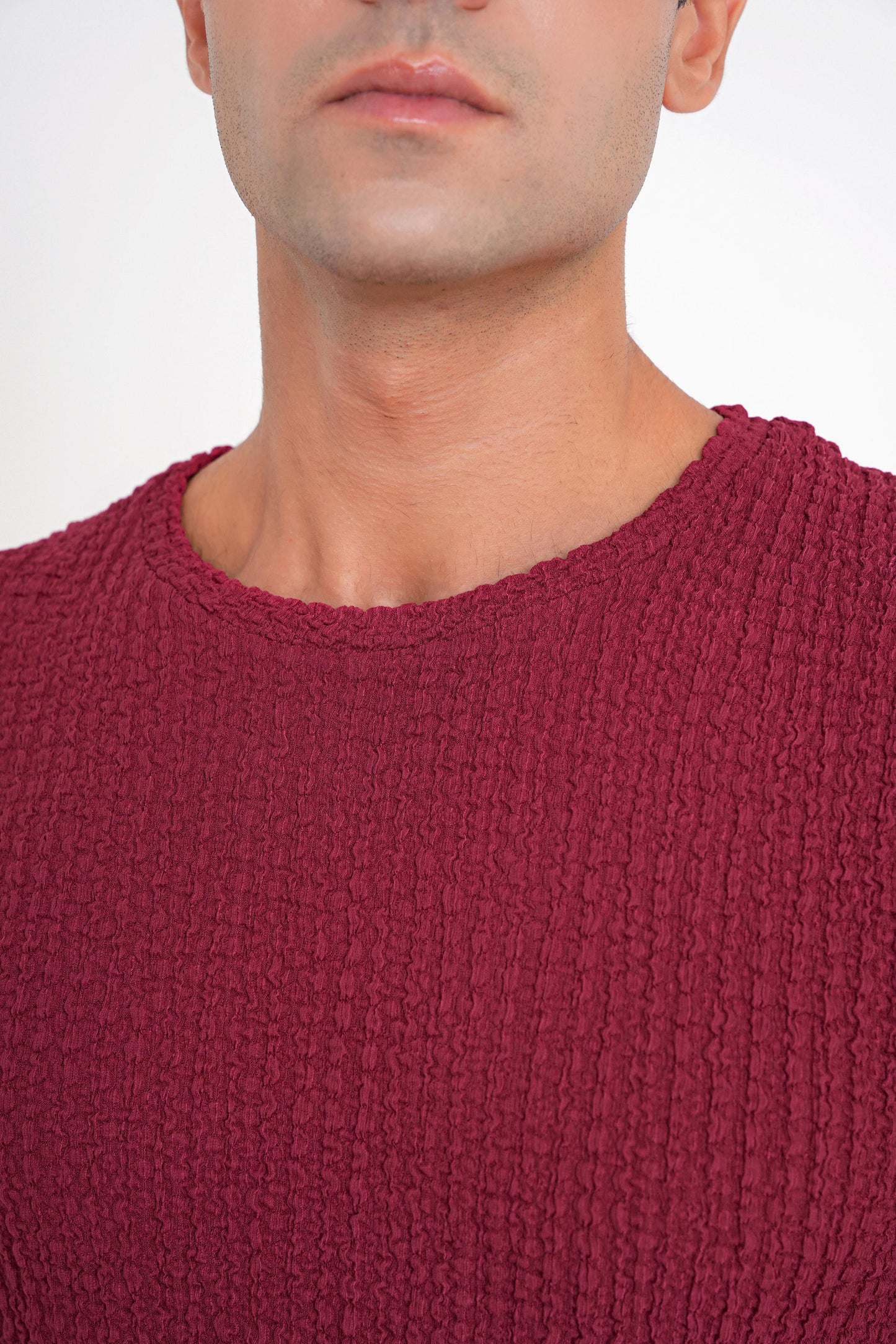 Ts 916 T-shirt Slim Bordo