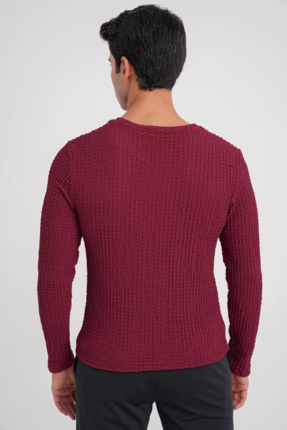 Ts 916 T-shirt Slim Bordo