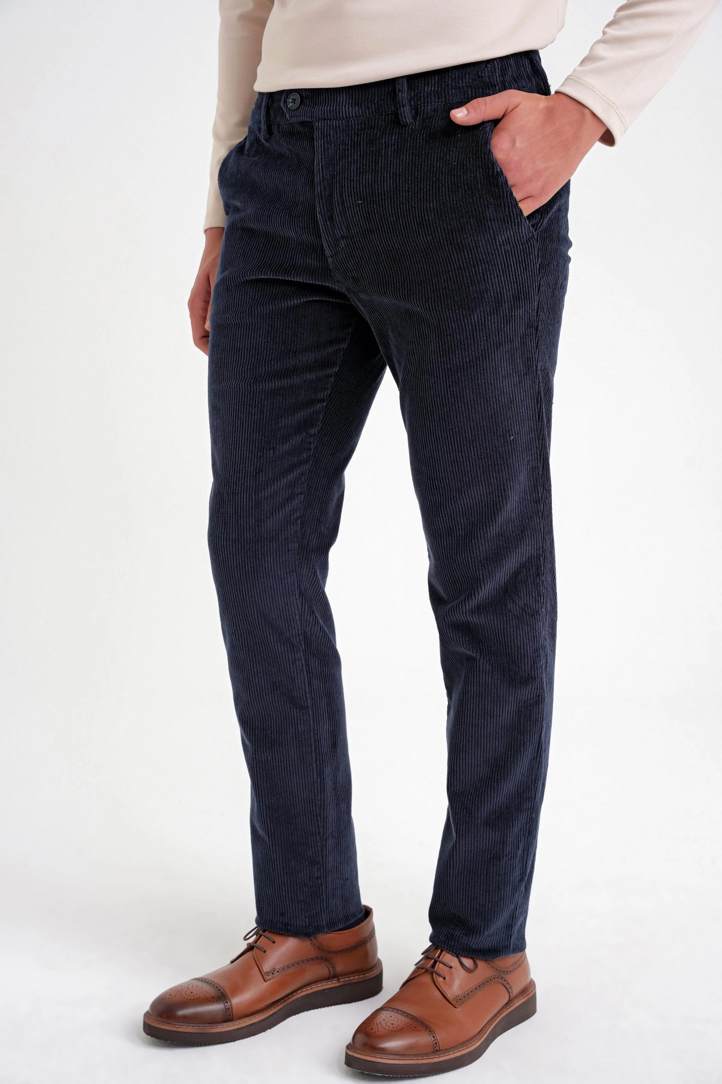 P 1199 Pantolon Comfort Lacivert