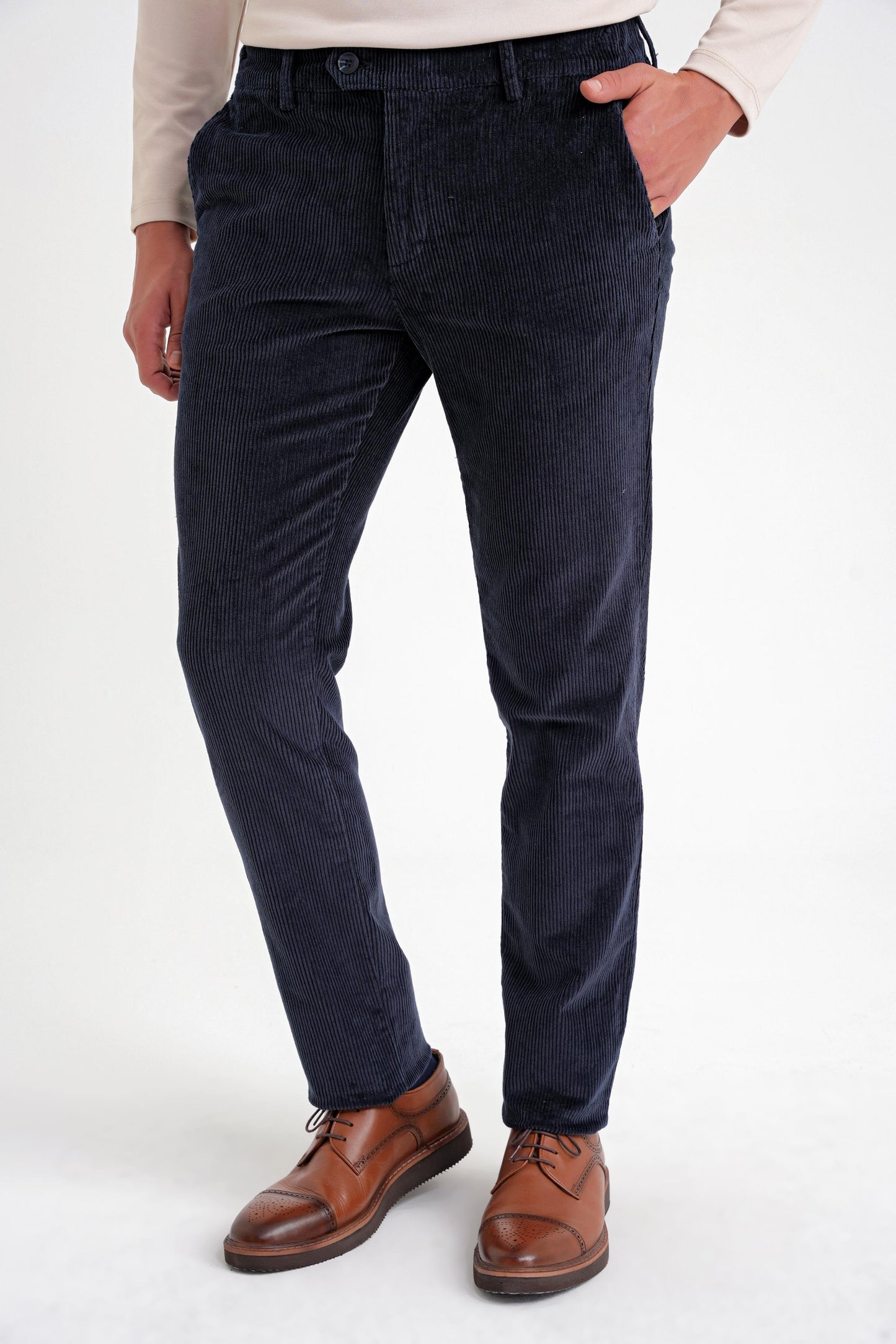 P 1199 Pantolon Comfort Lacivert