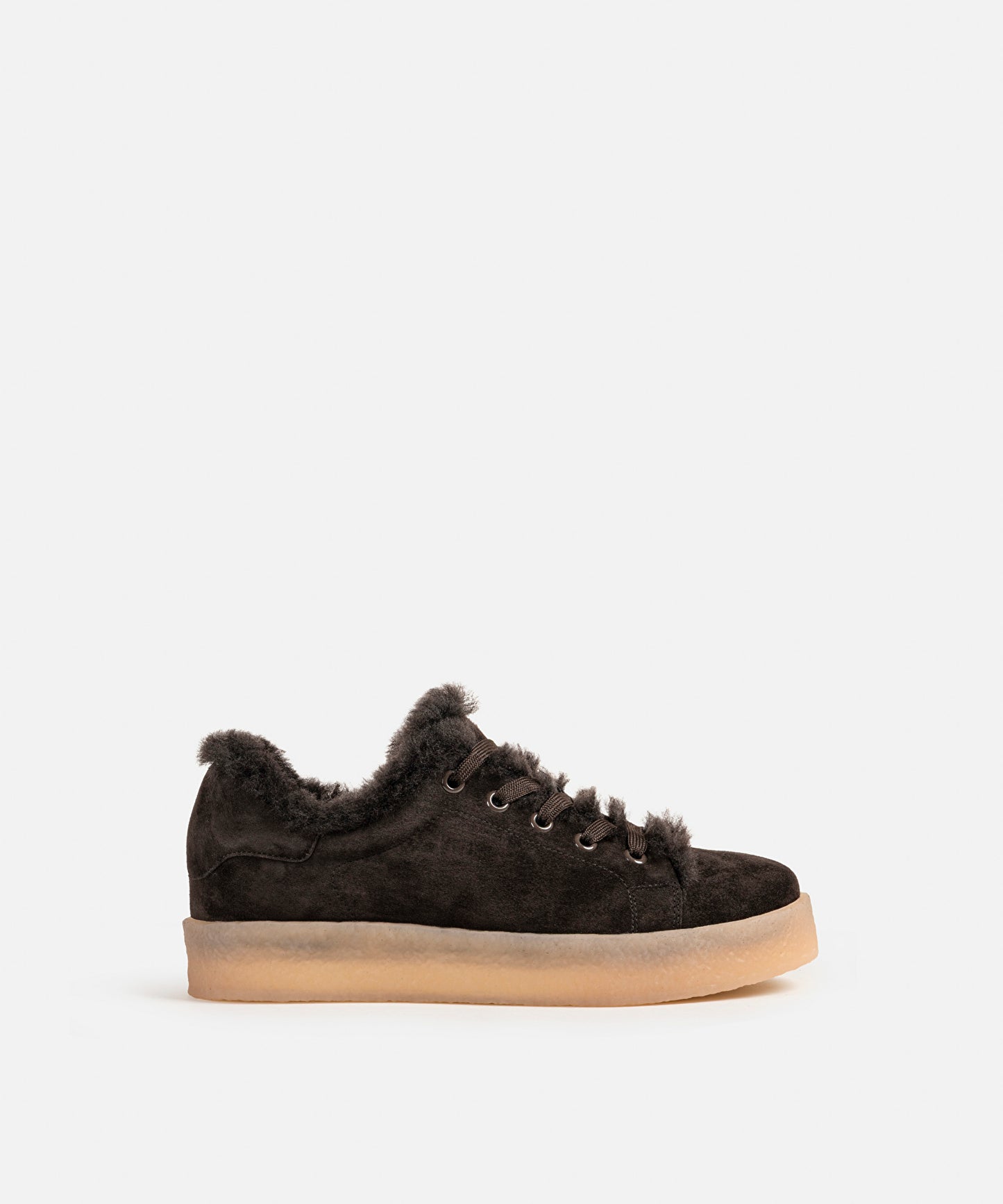 Yünlü Deri Sneaker