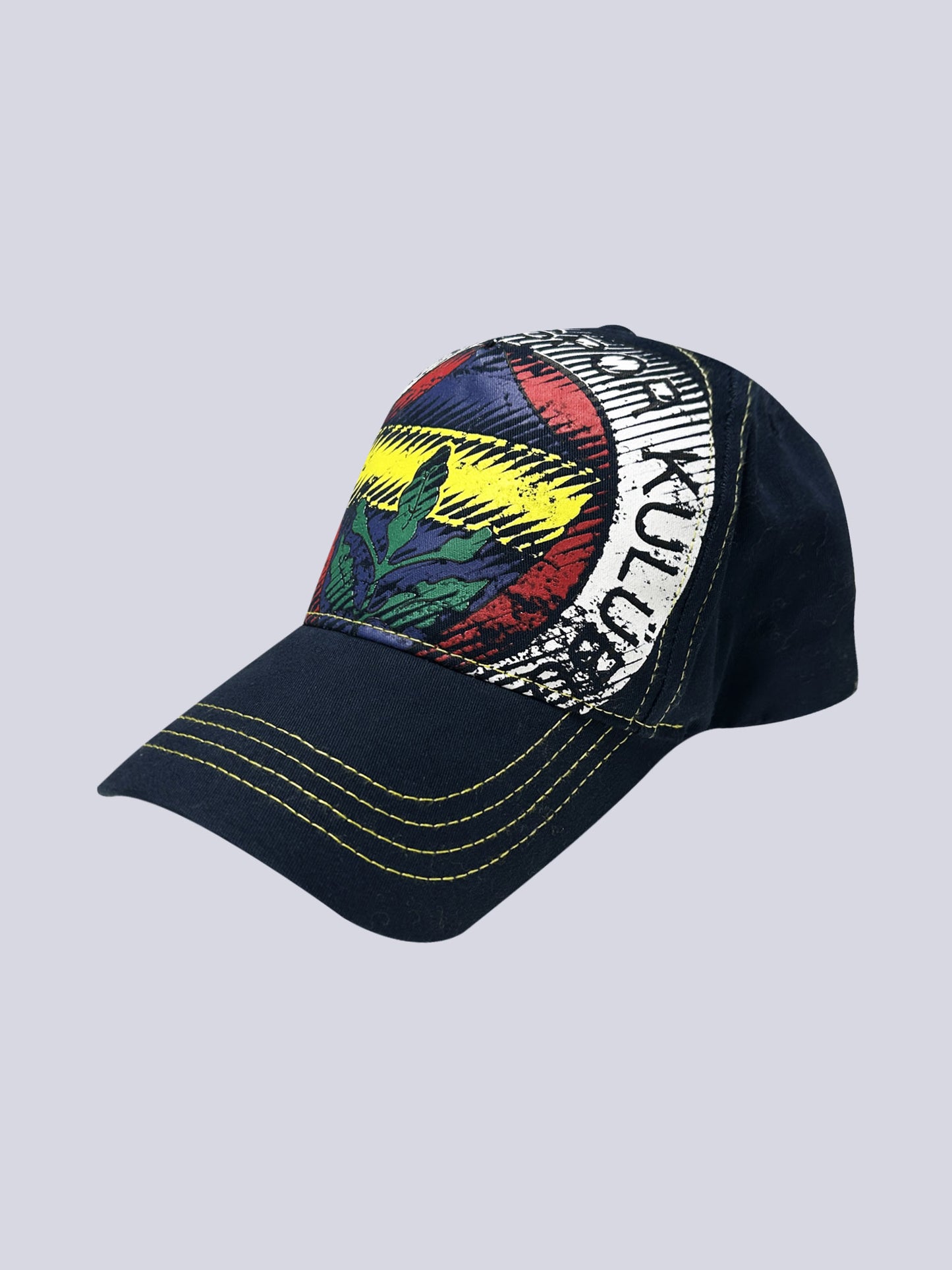 Fenerbahçe Lacivert 6 Renk Logolu Unisex Şapka