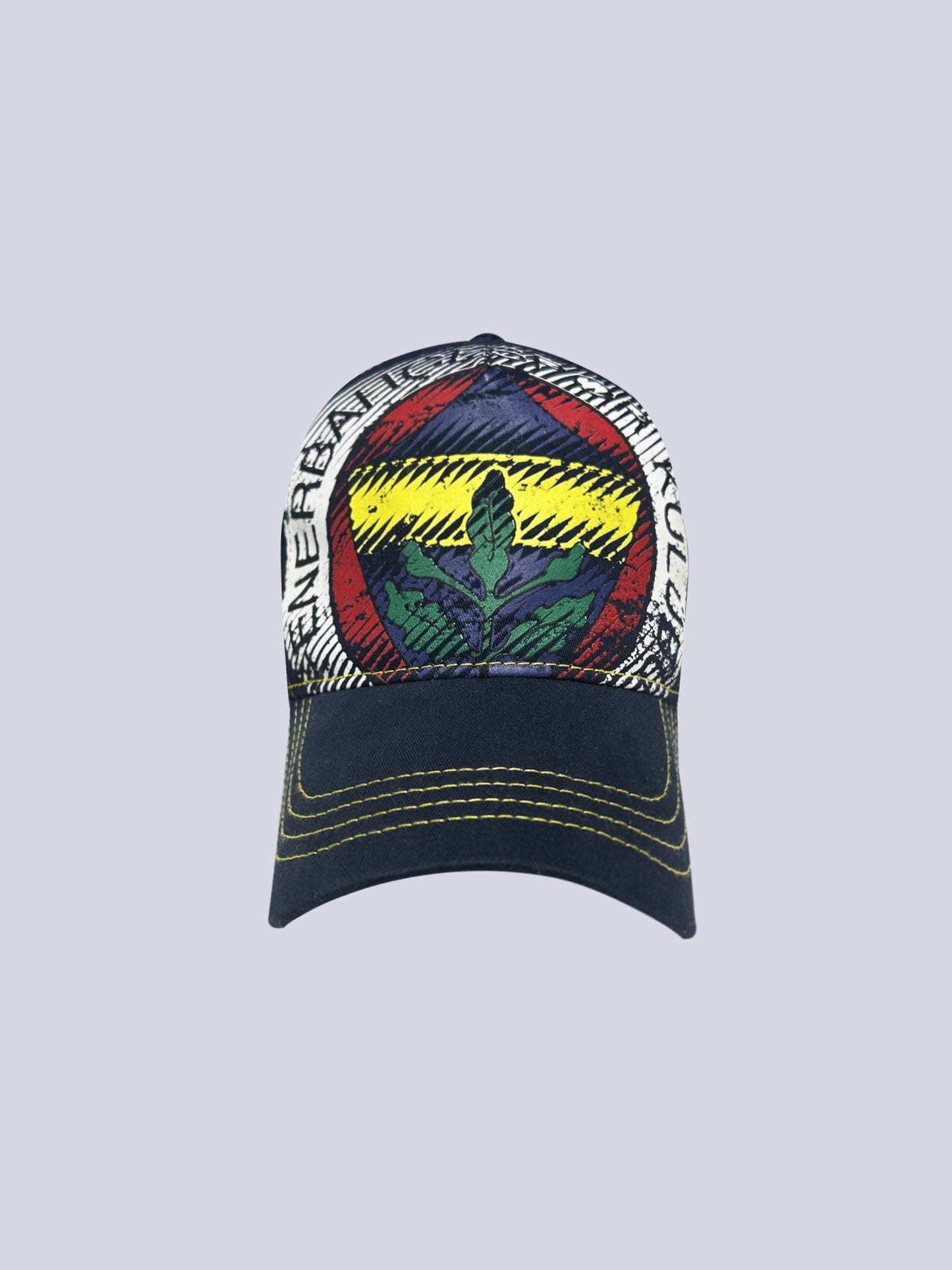 Fenerbahçe Lacivert 6 Renk Logolu Unisex Şapka