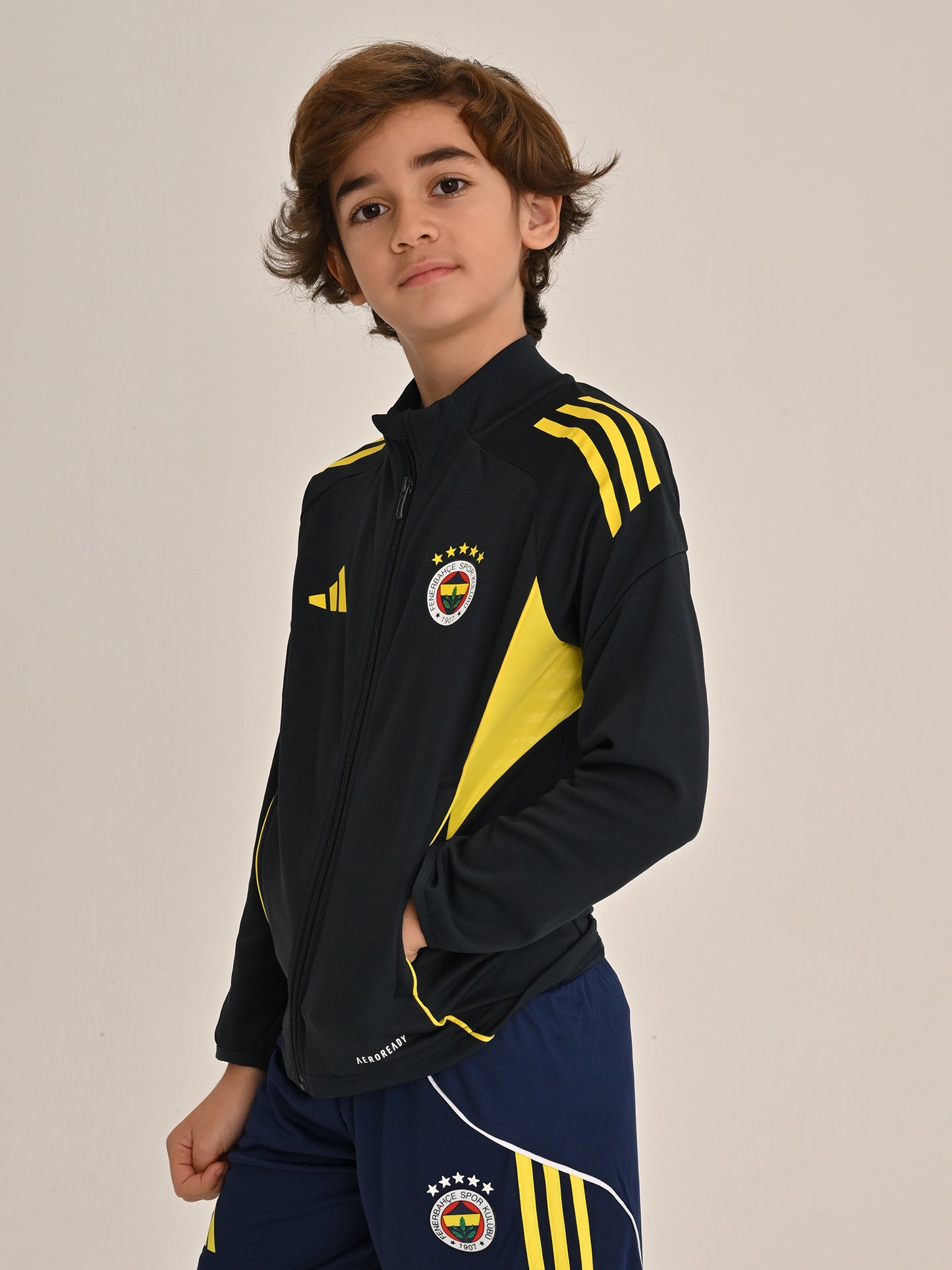 Fenerbahçe 2025/26 Adidas Lacivert Tam Fermuarlı Jr. Sweatshirt