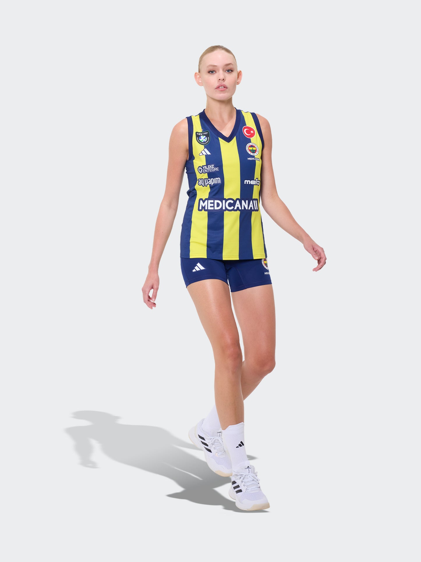 Fenerbahçe Voleybol 2025/26 Adidas Çubuklu Kadın Forma