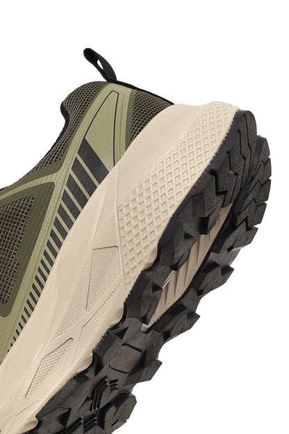 Derimod Dry Erkek Haki Bağcıklı Kalın Tabanlı Kumaş Sneaker