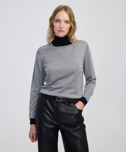 Colorblock Yünlü Triko