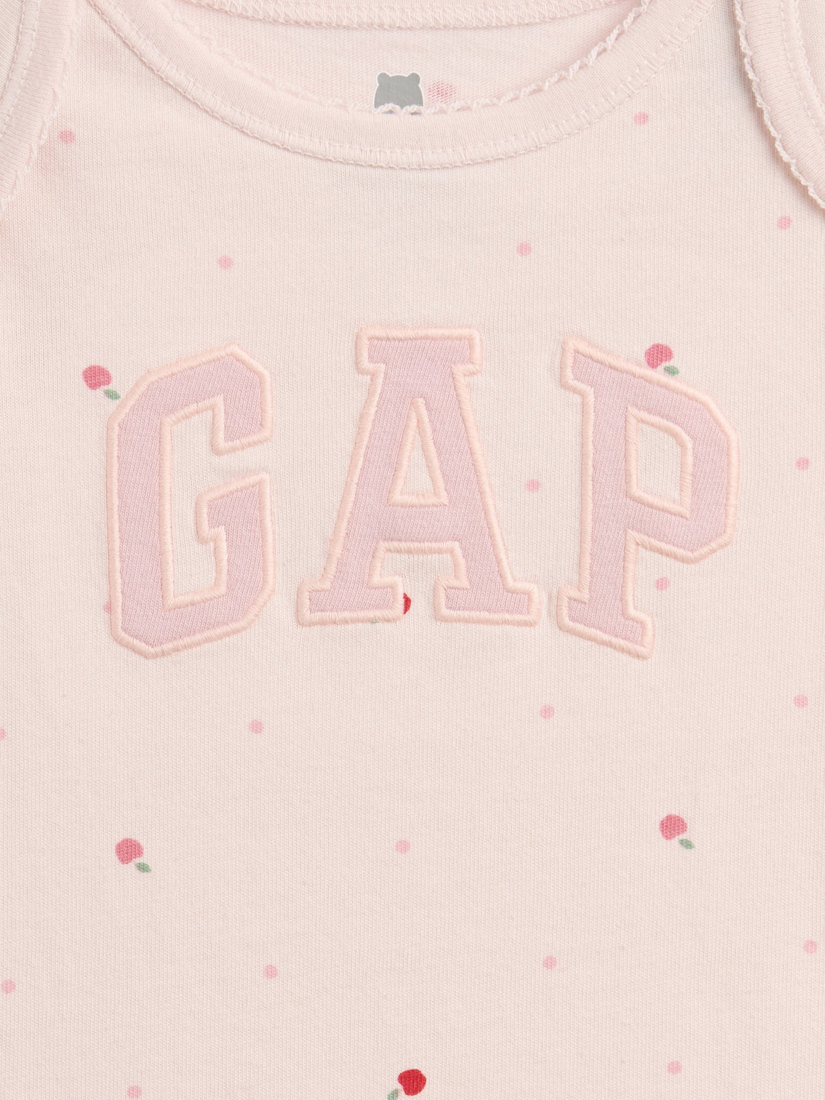 Kırık Beyaz Organik Pamuk Grafik Baskılı Bodysuit