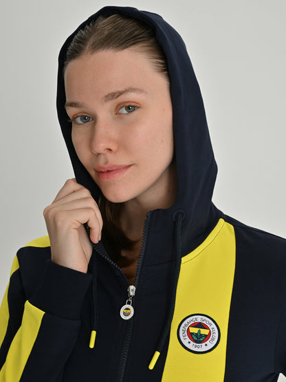 Fenerbahçe Tribün Kadın Basic Sweatshirt