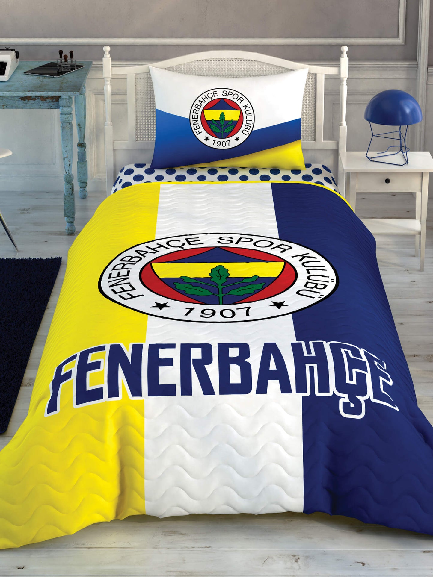 Fenerbahçe Logo Complete Set Tek Kişilik