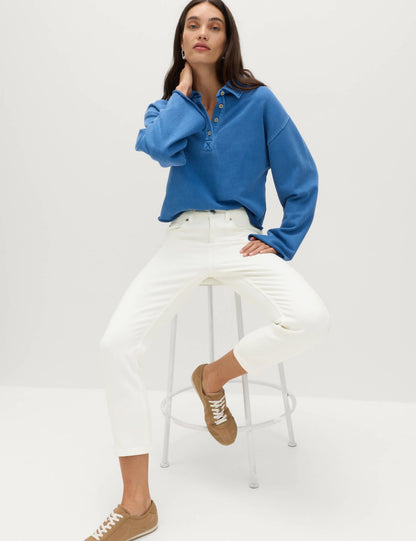 Pamuklu Cropped Pantolon