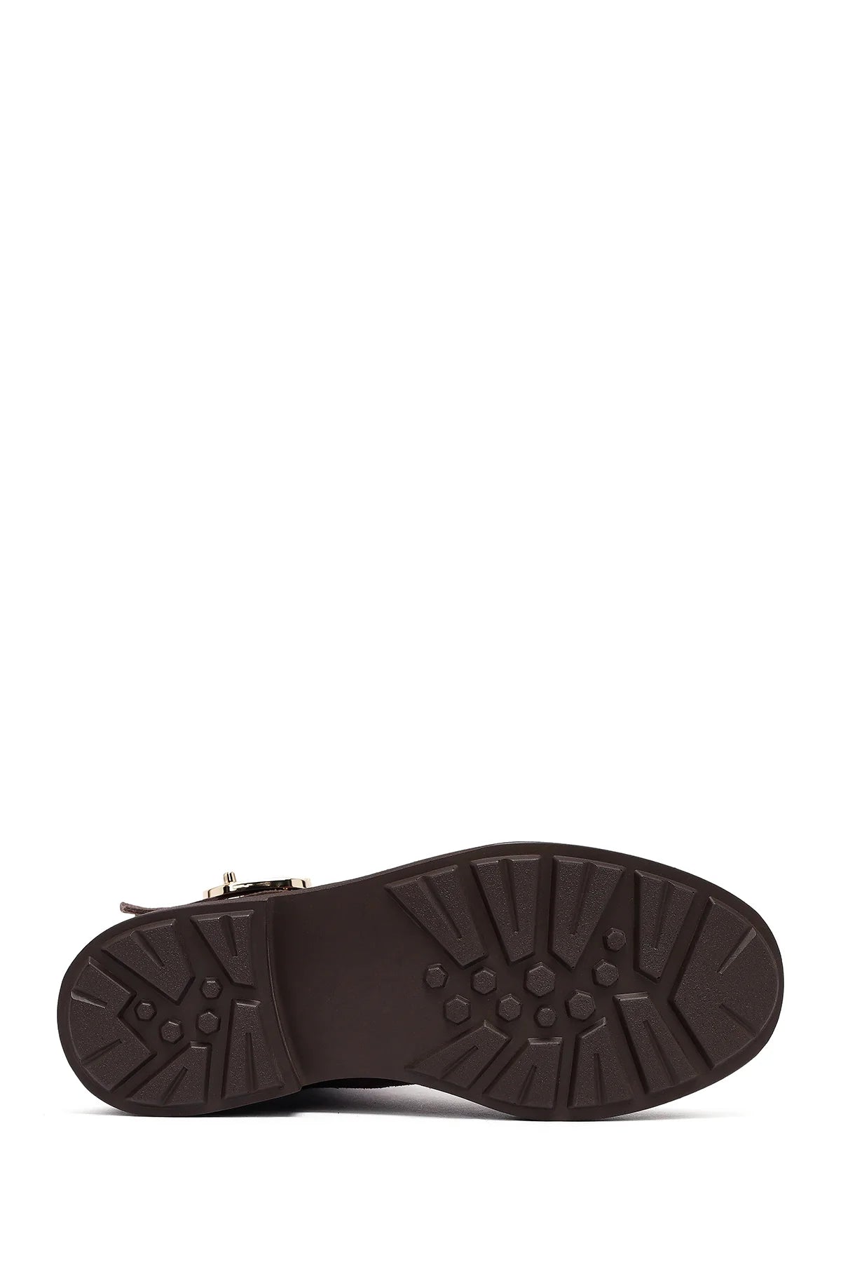 Kadın Vizon Kalın Tabanlı Süet Deri Chelsea Bot