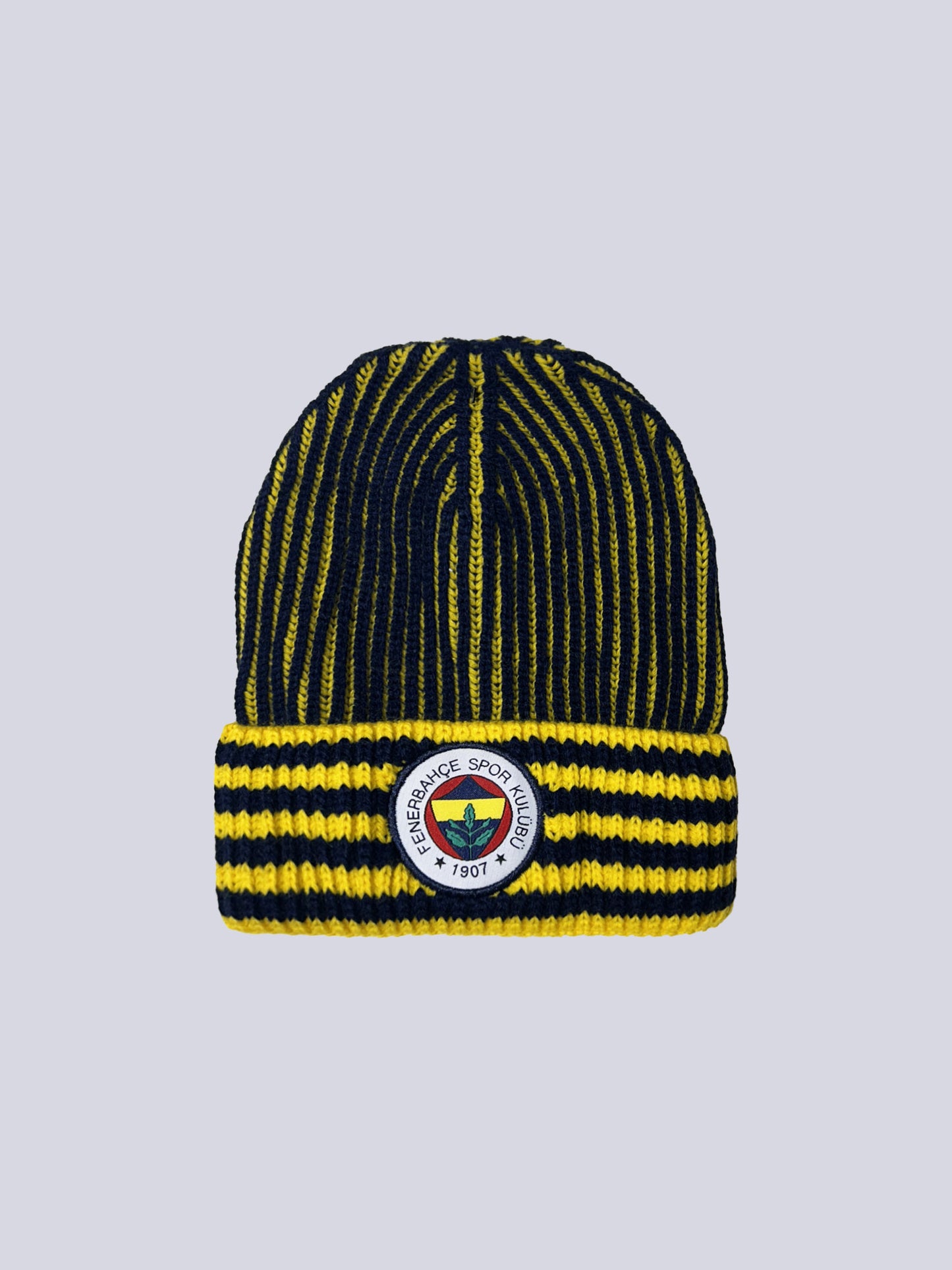 Fenerbahçe Sarı Lacivert 6 Renk Logolu Unisex Bere