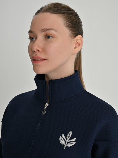 Fenerbahçe Lacivert Trend Scuba Kadın Sweatshirt