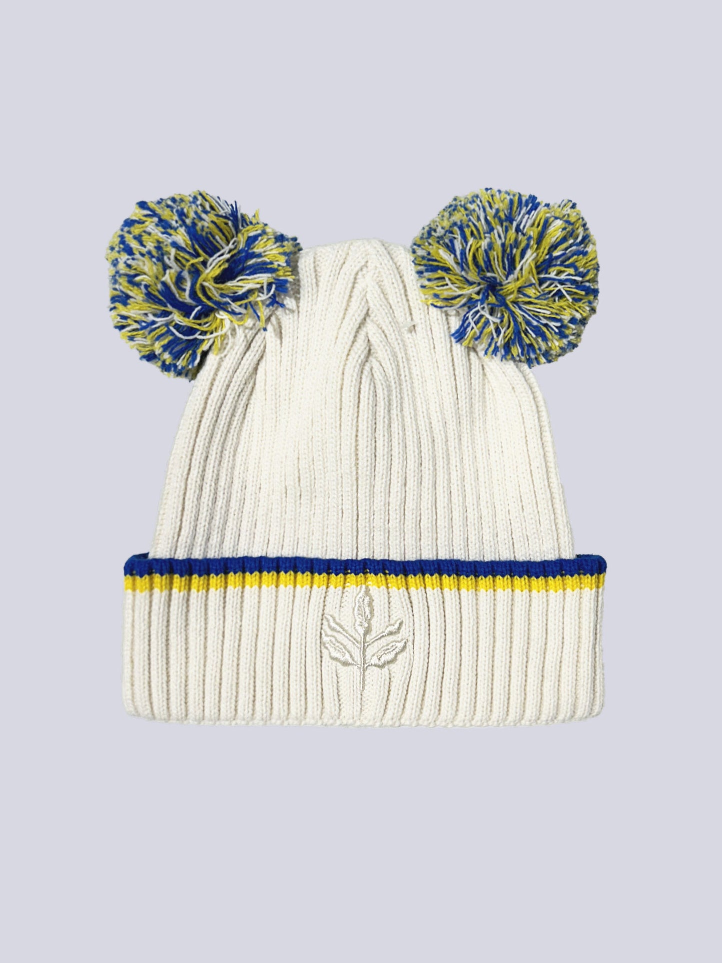 Fenerbahçe Ekru Palamut Nakışlı Çocuk Bere