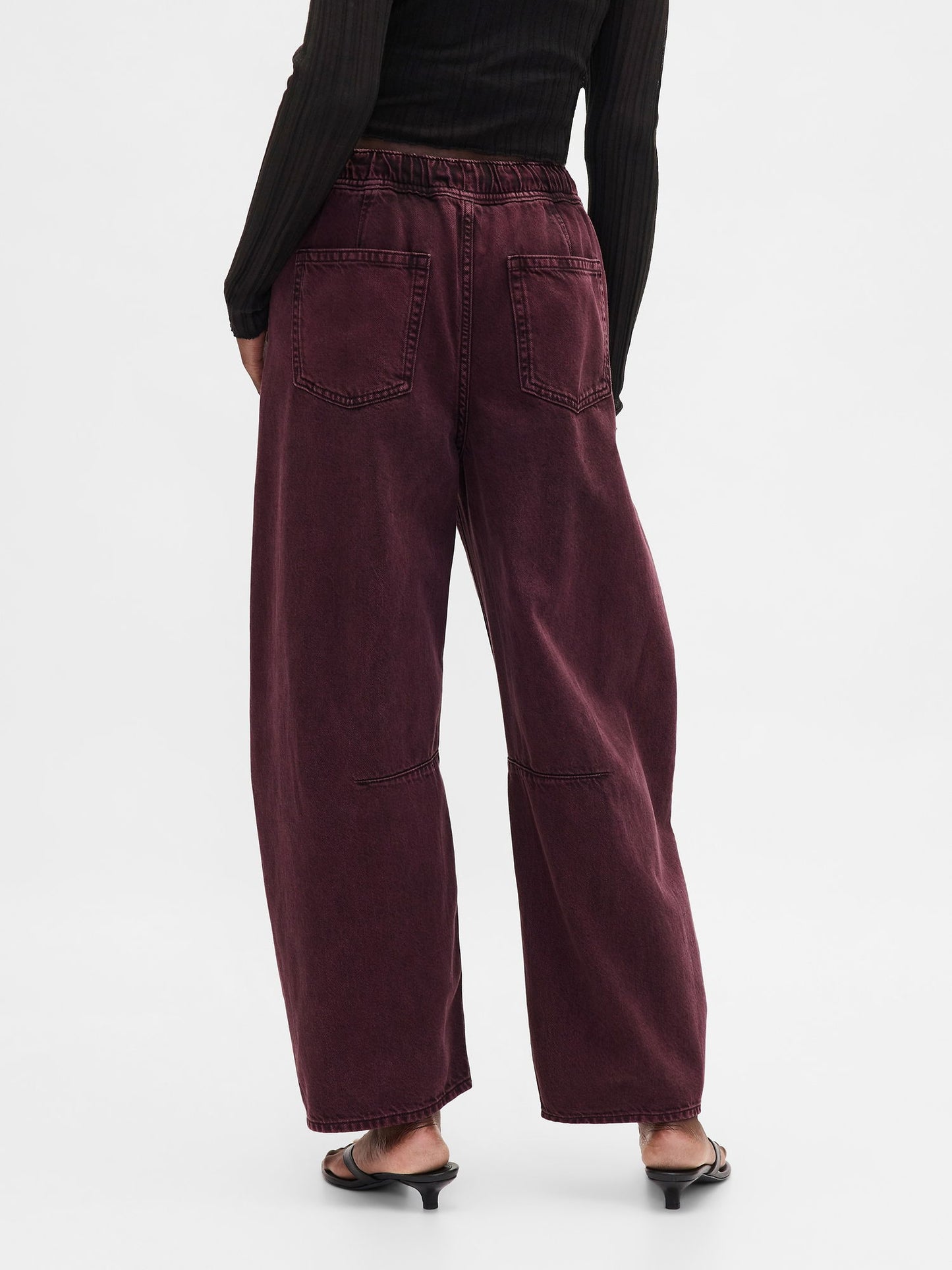Bordo Mid Rise Ultrasoft Easy Horseshoe Jean Pantolon
