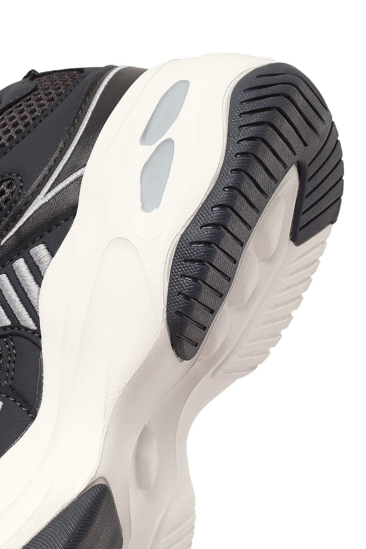 Kadın Gri Bağcıklı Kalın Tabanlı Sneaker