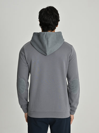 Fenerbahçe Gri Trend Kol Detaylı Erkek Sweatshirt
