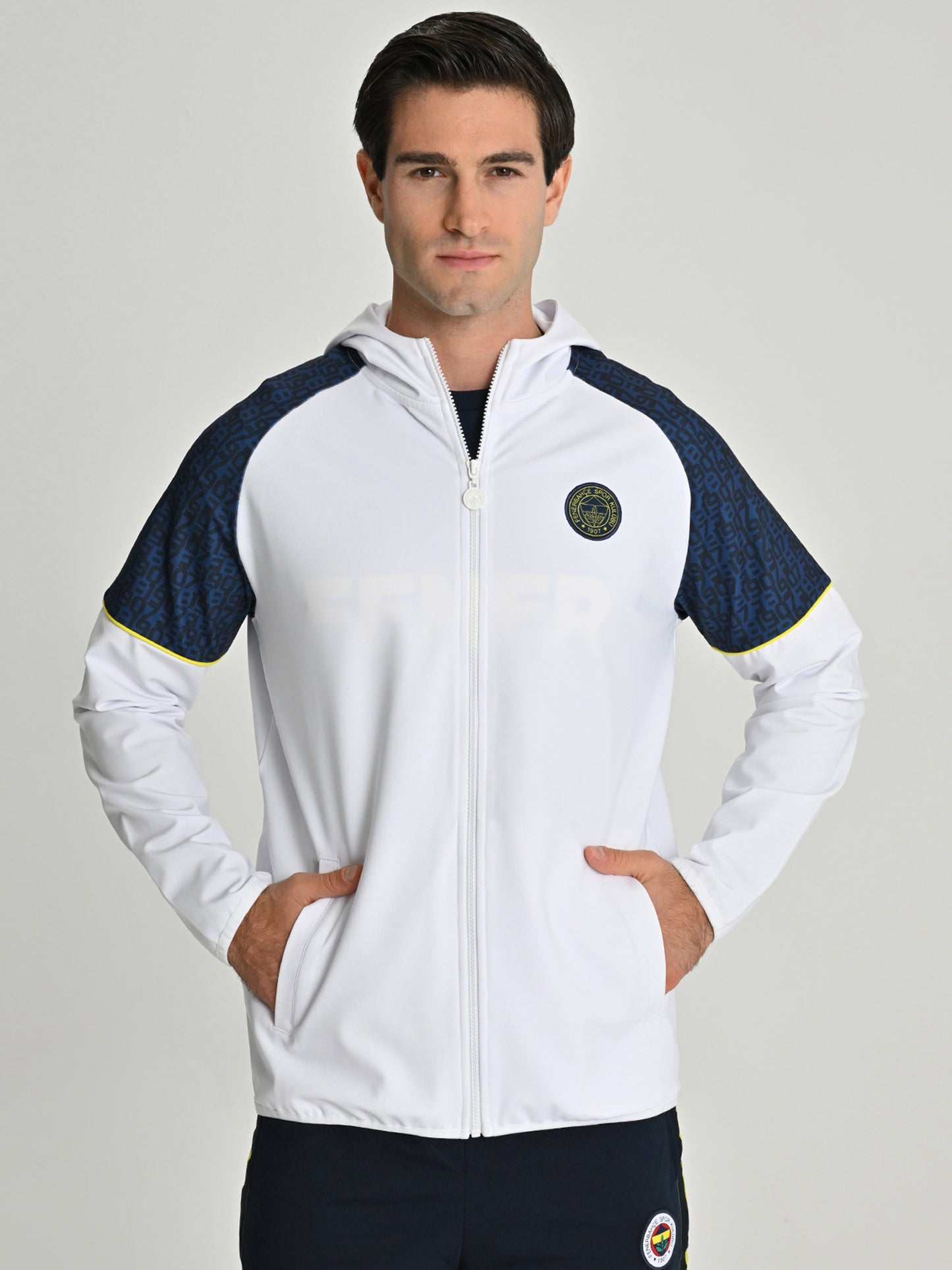 Fenerbahçe Beyaz Tribün Fb 1907 Erkek Sweatshirt