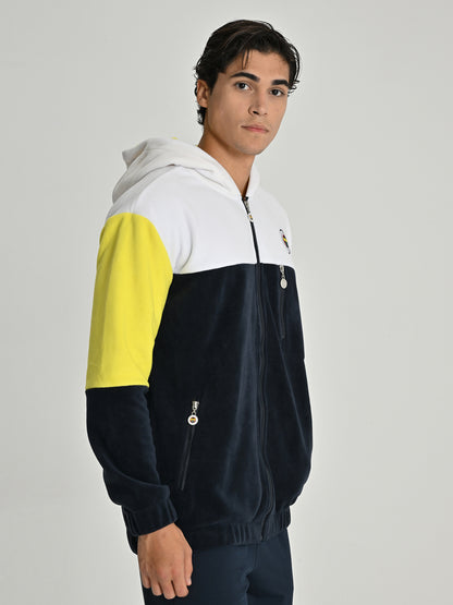 Fenerbahçe Tribün Üç Renkli Erkek Polar Sweatshirt