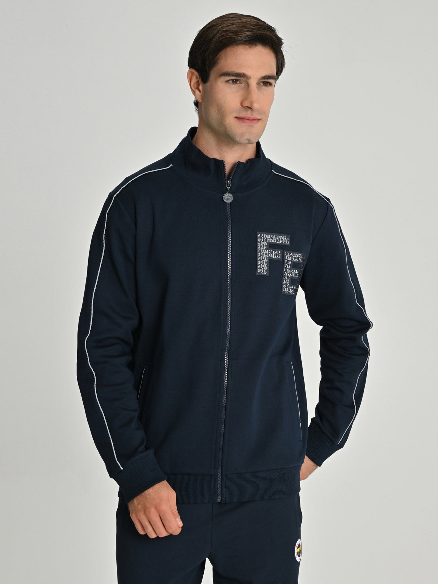 Fenerbahçe Lacivert Trend Reflektör Detaylı Erkek Sweatshirt