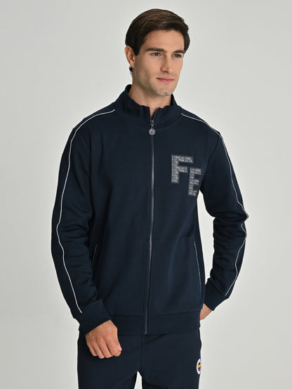 Fenerbahçe Lacivert Trend Reflektör Detaylı Erkek Sweatshirt