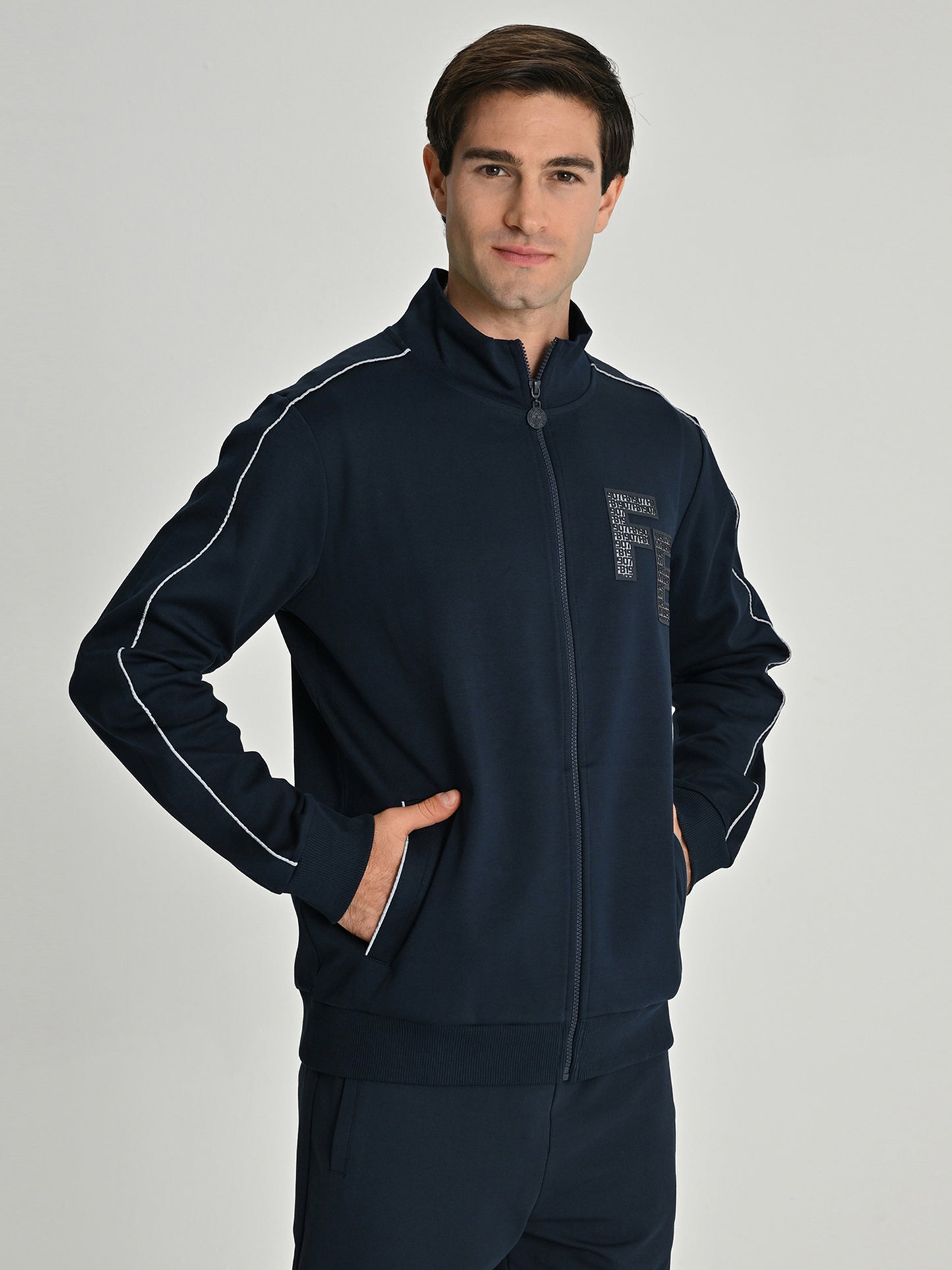 Fenerbahçe Lacivert Trend Reflektör Detaylı Erkek Sweatshirt