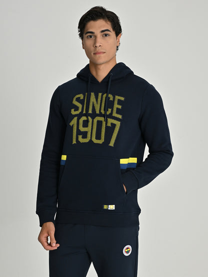 Fenerbahçe Lacivert Kolej Since 1907 Erkek Sweatshirt