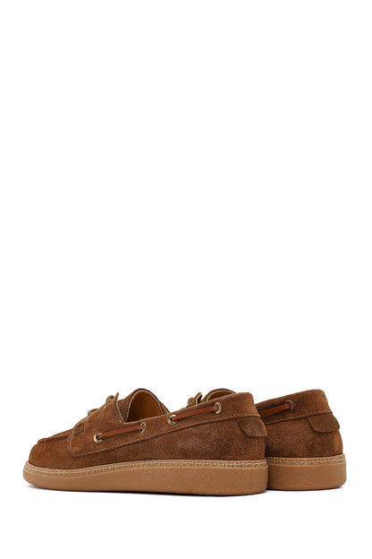 Kadın Taba Bağcıklı Süet Deri Casual Ayakkabı