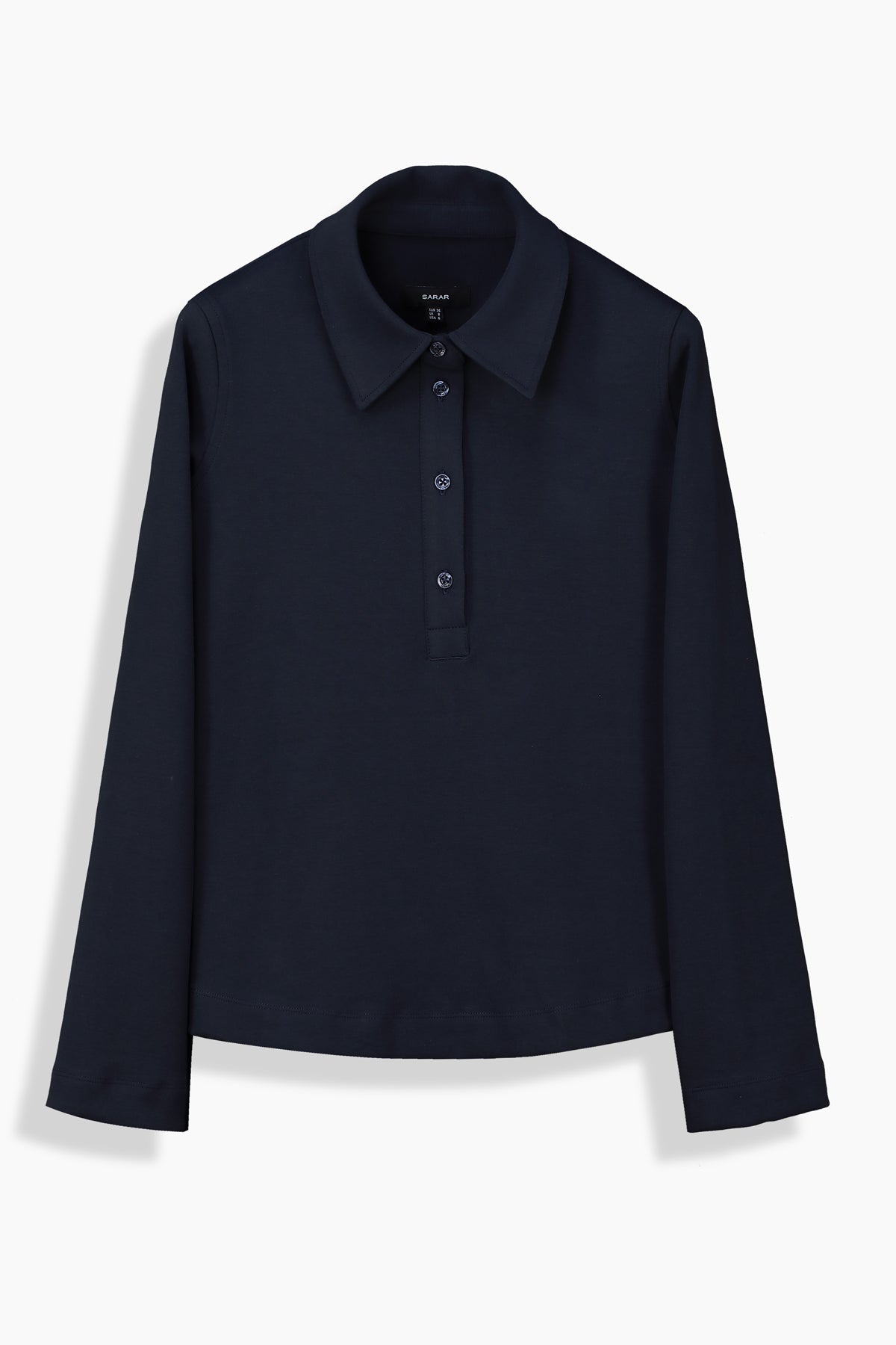 Luca Polo Yaka Lacivert Sweatshirt