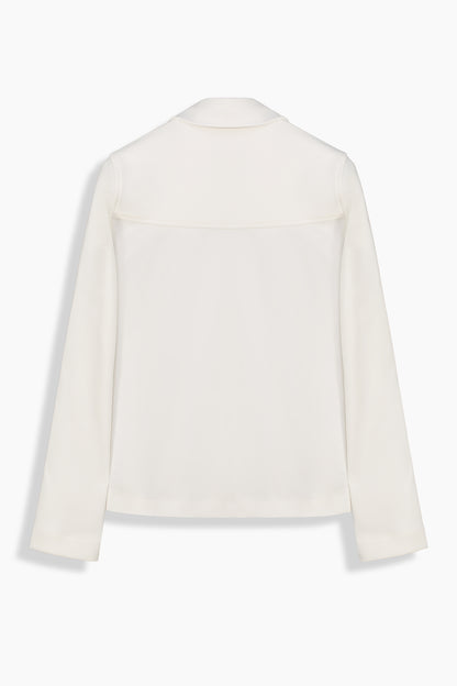 Luca Polo Yaka Ekru Sweatshirt