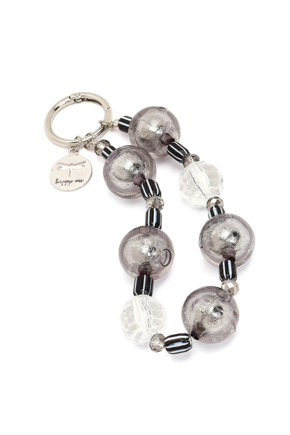 Kadın Gümüş Boncuklu Metal Charm
