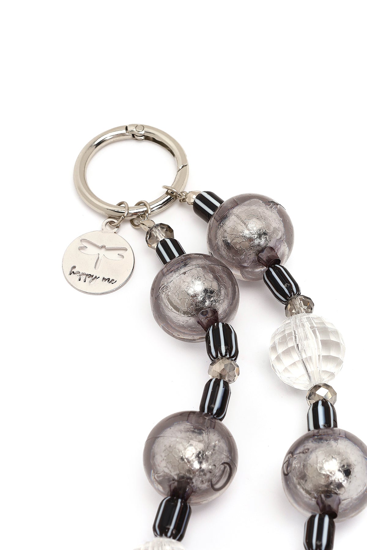 Kadın Gümüş Boncuklu Metal Charm
