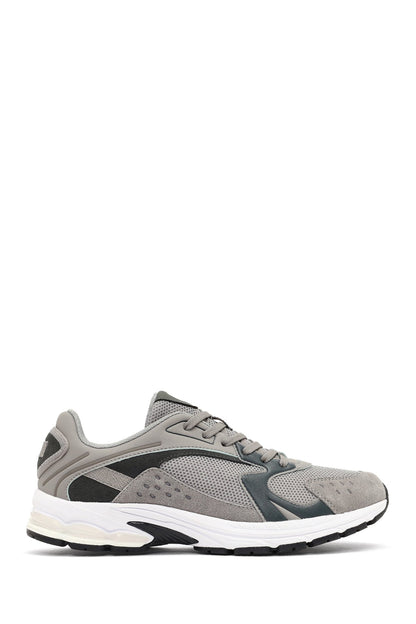 Derimod Studio Erkek Gri Bağcıklı Kalın Tabanlı Sneaker