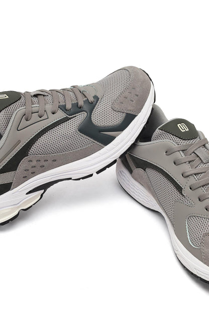 Derimod Studio Erkek Gri Bağcıklı Kalın Tabanlı Sneaker