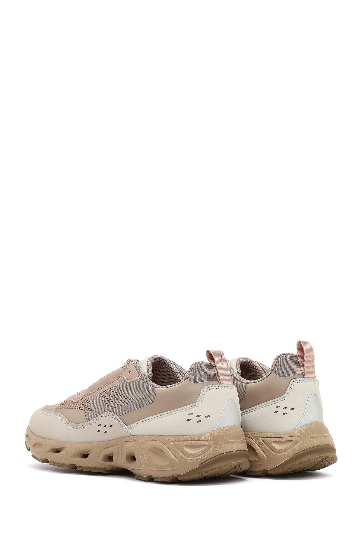 Derimod Studio Kadın Bej Bağcıklı Kalın Tabanlı Sneaker