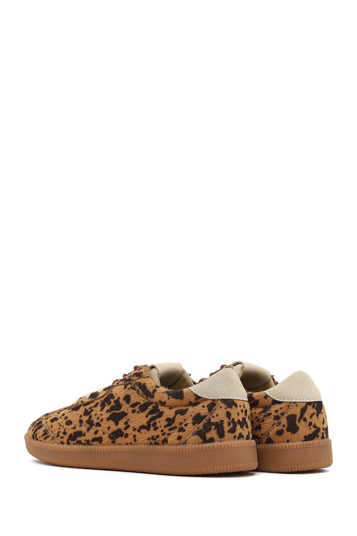 Derimod Studio Kadın Leopar Bağcıklı Desenli Sneaker