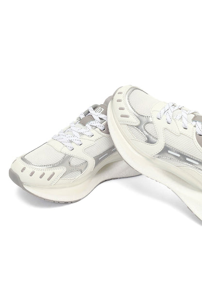 Derimod Studio Kadın Gümüş Bağcıklı Kalın Tabanlı Sneaker
