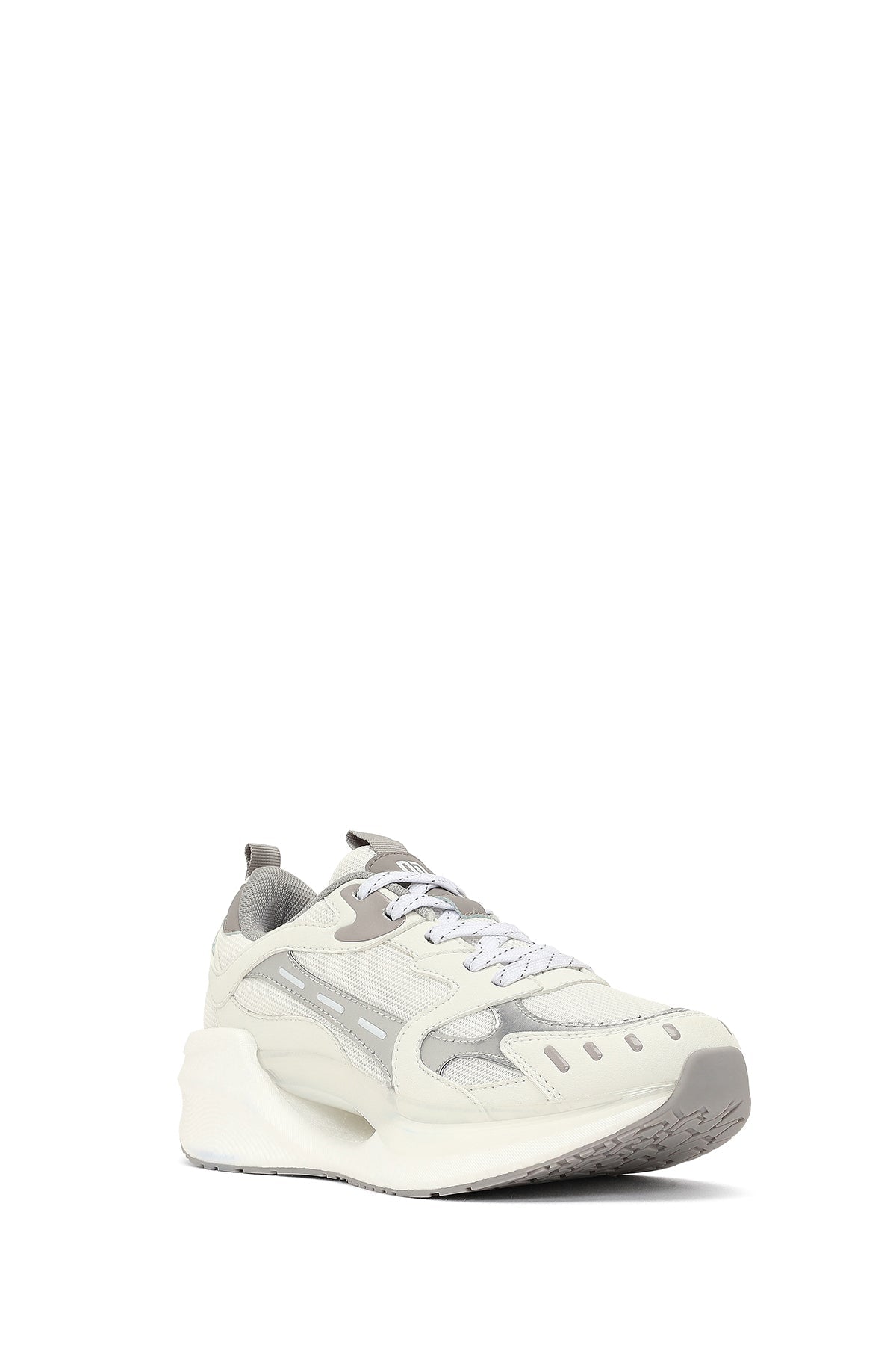 Derimod Studio Kadın Gümüş Bağcıklı Kalın Tabanlı Sneaker