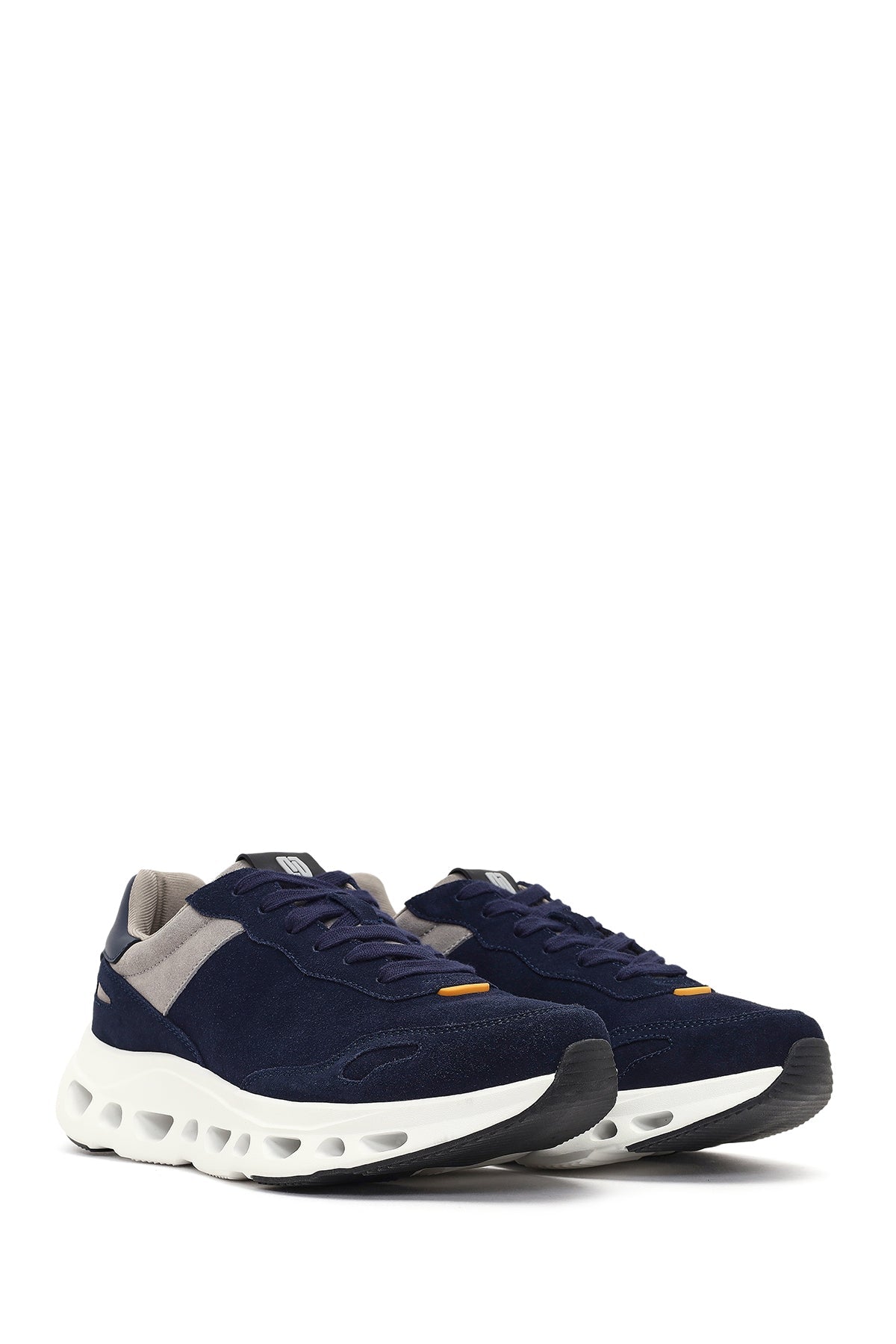 Derimod Studio Erkek Lacivert Bağcıklı Kalın Tabanlı Sneaker