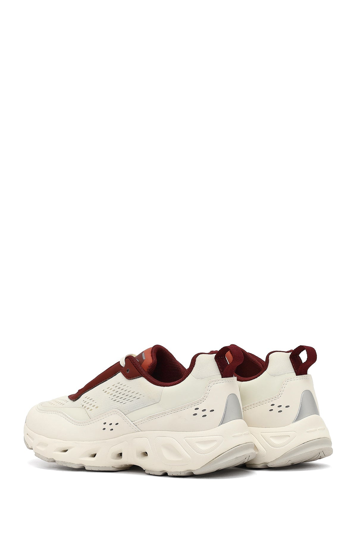 Derimod Studio Kadın Beyaz Bağcıklı Kalın Tabanlı Sneaker