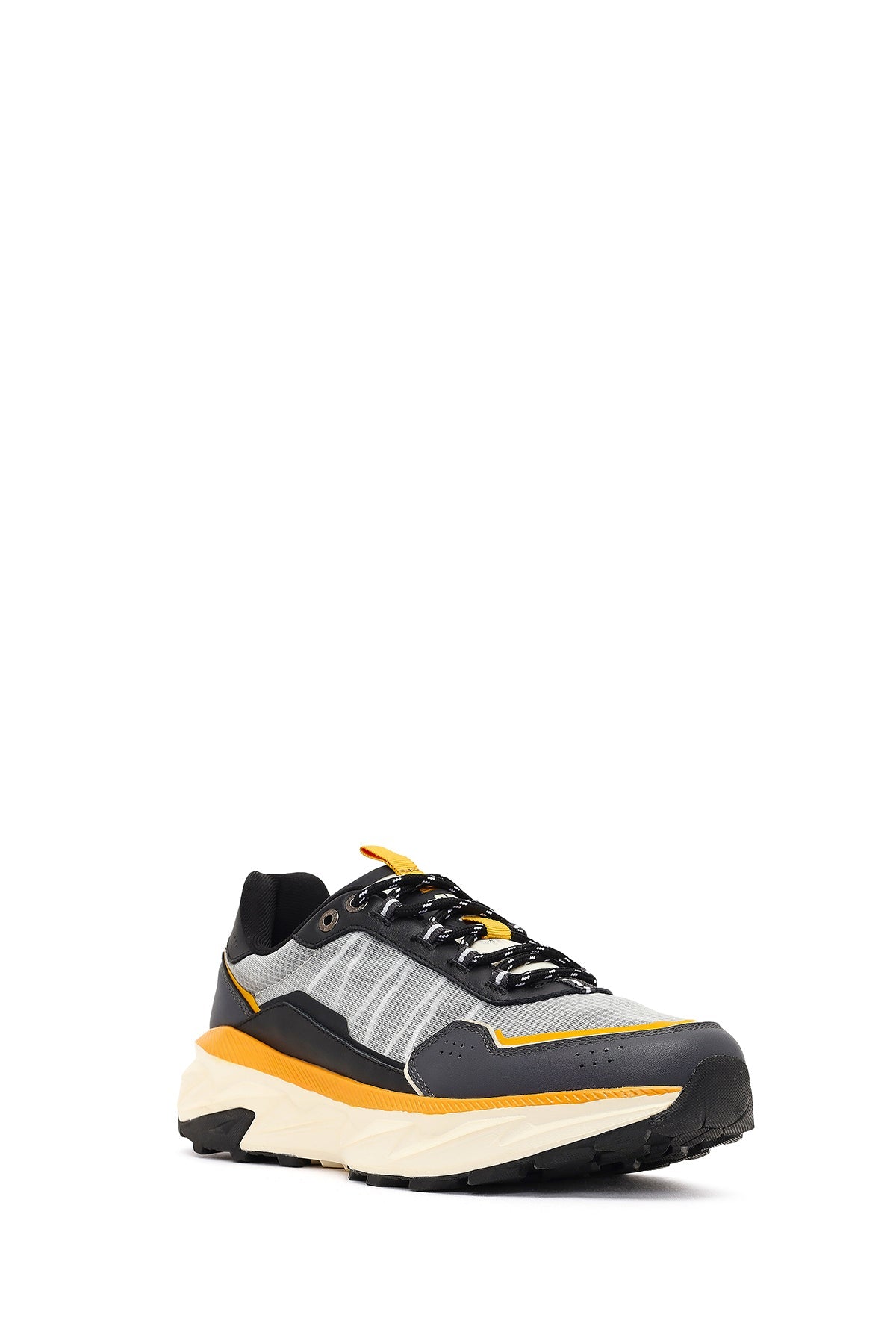 Derimod Studio Erkek Siyah Bağcıklı Kalın Tabanlı Sneaker
