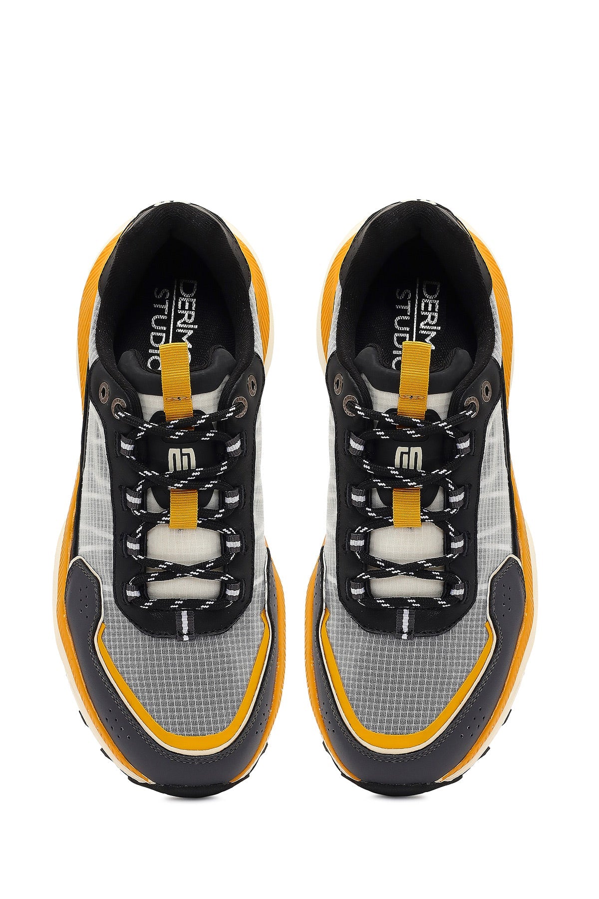 Derimod Studio Erkek Siyah Bağcıklı Kalın Tabanlı Sneaker