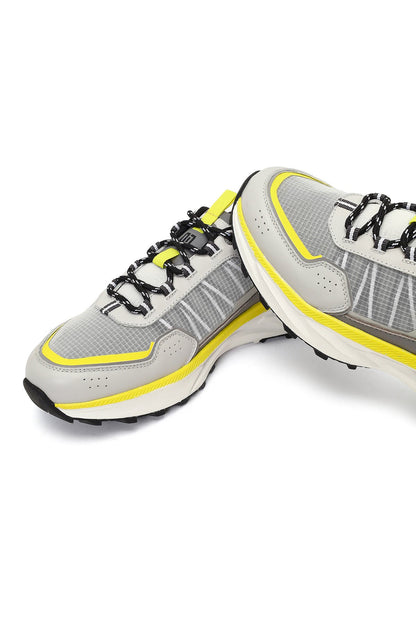 Derimod Studio Erkek Gri Bağcıklı Kalın Tabanlı Sneaker