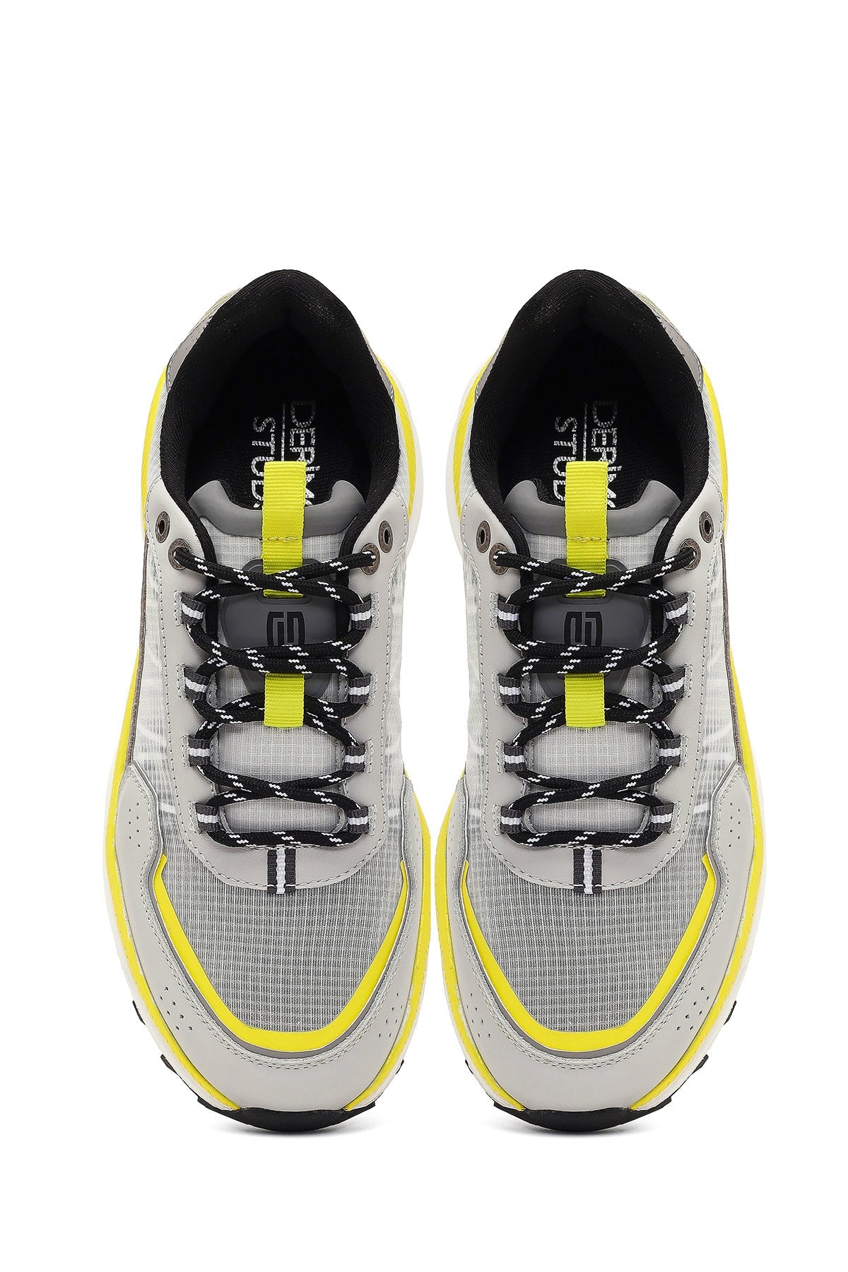 Derimod Studio Erkek Gri Bağcıklı Kalın Tabanlı Sneaker