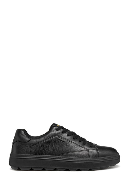 Geox Erkek Siyah U Spherıca Ecub-1.1 B Abx Bağcıklı Deri Sneaker