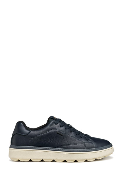 Geox Erkek Lacivert U Spherıca Ecub-1.1 B Abx Bağcıklı Deri Sneaker