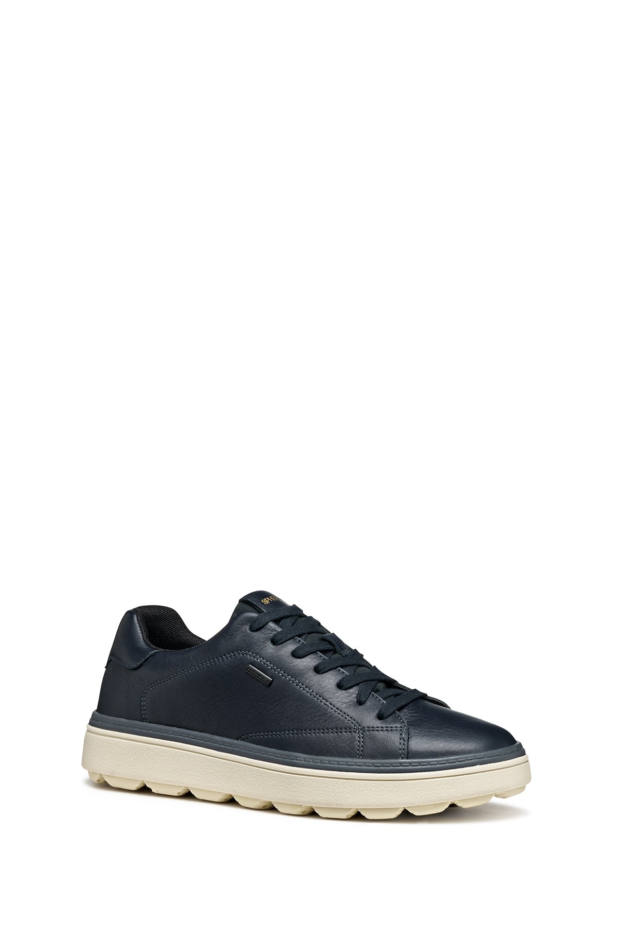 Geox Erkek Lacivert U Spherıca Ecub-1.1 B Abx Bağcıklı Deri Sneaker