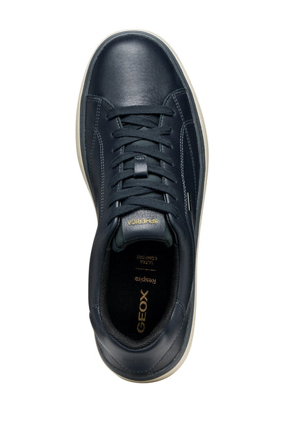 Geox Erkek Lacivert U Spherıca Ecub-1.1 B Abx Bağcıklı Deri Sneaker