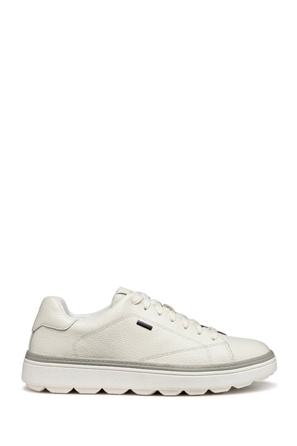 Geox Erkek Beyaz U Spherıca Ecub-1.1 B Abx Bağcıklı Deri Sneaker